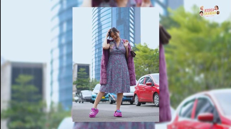 Jessica Iskandar Catwalk di Citayam Fashion Week Jessica Iskandar Catwalk di Citayam Fashion Week