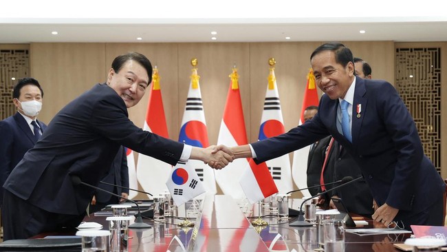 Kerja sama IKN sampai ancaman nuklir Korut dibahas Presiden Jokowi dan Presiden Yoon Suk Yeol.