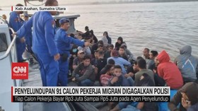 VIDEO: Penyelundupan 91 Calon Pekerja Migran Digagalkan Polisi