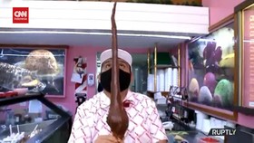 VIDEO: Melihat Sajian Gelato Terbesar Di Dunia Setinggi 1 Meter