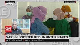 VIDEO: Vaksin Booster Kedua untuk Nakes