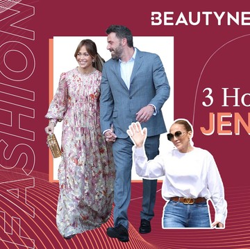 3 Outfit Jennifer Lopez Saat Bulan Madu Bersama Ben Affleck di Paris