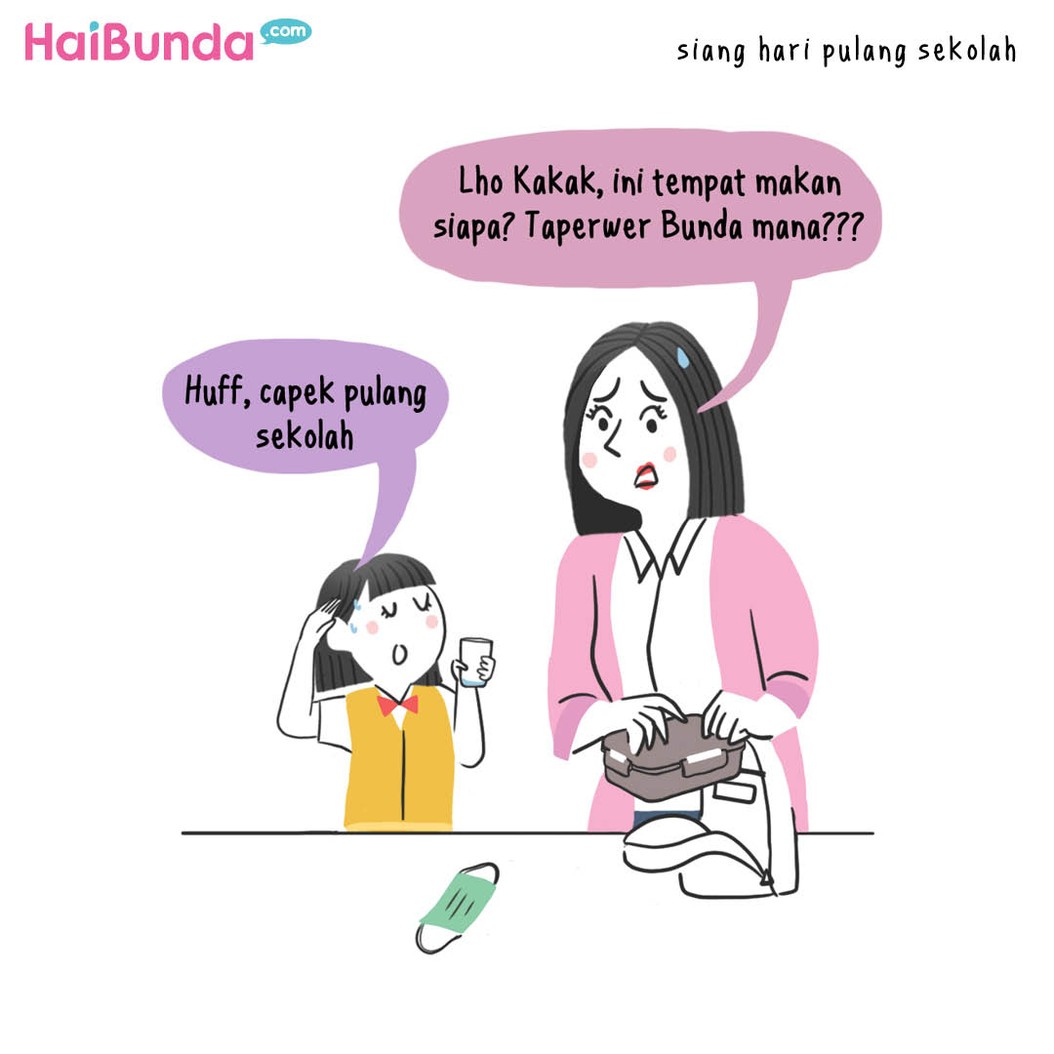 Komik Bunda: Taperwer Bunda, Huhuhu...
