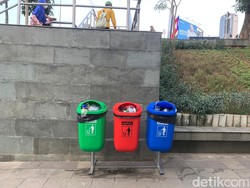 Laporan dari Citayam Fashion Week: Jumlah Tempat Sampah Bertambah
