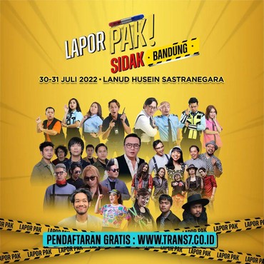 Nonton Lapor Pak! Sidak Bandung Gratis, Ini Caranya