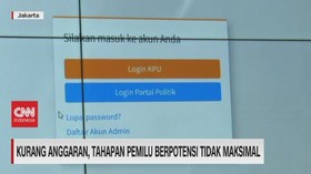 VIDEO: Kurang Anggaran, Tahapan Pemilu Berpotensi Tidak Maksimal