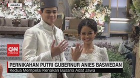 VIDEO: Pernikahan Putri Gubernur Anies Baswedan