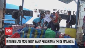 VIDEO: RI Teken Lagi MOU Kerja Sama Pengiriman TKI ke Malaysia