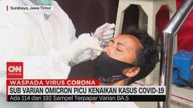 VIDEO: Sub Varian Omicron Picu Kenaikan Kasus Covid-19