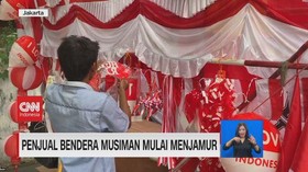 VIDEO: Penjual Bendera Musiman Mulai Menjamur