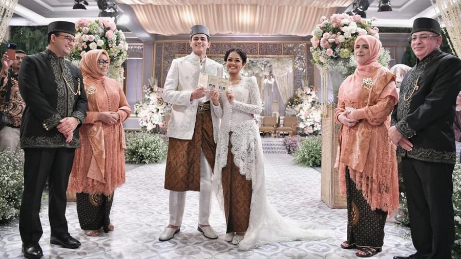 Potret Anies menikahkan putrinya Mutiara Annisa Baswedan dengan Ali Saleh Alhuraiby.