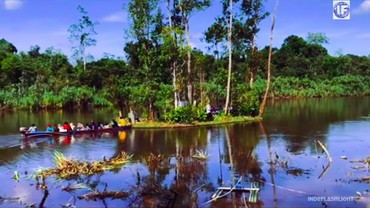 img-title Fenomena Unik Pulau Begansar di Kapus Hulu, Bisa Bergerak Sendiri