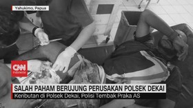 VIDEO: Salah Paham Berujung Perusakan Polsek Dekai