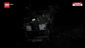 VIDEO: 13 Orang Tewas akibat Bus Terguling ke Jurang di Venezuela