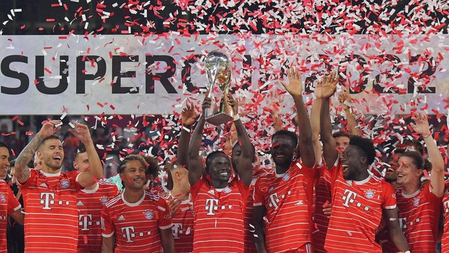 Pelatih Bayern Munchen Julian Nagelsmann menyoroti kekurangan yang ditampilkan oleh timnya saat memenangkan Piala Super Jerman, Sabtu (30/7).