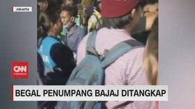 VIDEO: Begal Penumpang Bajaj Ditangkap