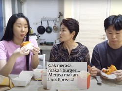 Orang Korea Nyicip Burger Rasa Korea di Indonesia, Begini Reaksinya