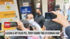 VIDEO: Ajudan dan ART Irjen Ferdy Sambo Tiba di Komnas HAM