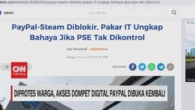 VIDEO: Diprotes Warga, Akses Dompet Digital Paypal Dibuka Kembali