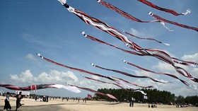 FOTO: Festival Layang-layang Kembali Mengudara di Bali
