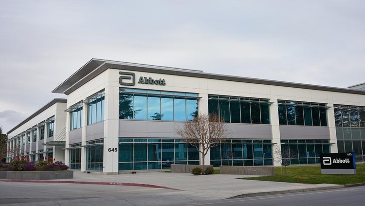 Sunnyvale, CA, USA - Feb 29, 2020: American medical devices and health care company Abbott Laboratories corporate office in Sunnyvale, California.