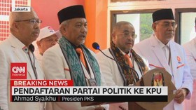 VIDEO: Keterangan Pers Presiden PKS Setelah Mendaftar di KPU