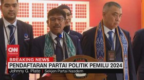 VIDEO: Konferensi Pers Johnny G. Plate Sekjen Partai Nasdem di KPU