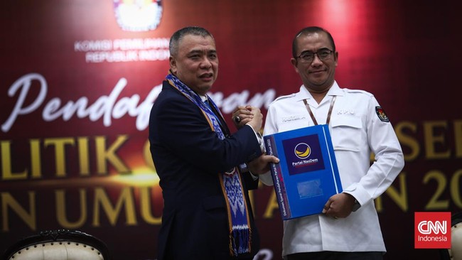 NasDem bertekad mendapat 100 kursi DPR di Pemilu 2024 mendatang. Dua kali lipat dari perolehan di Pemilu 2019 lalu.