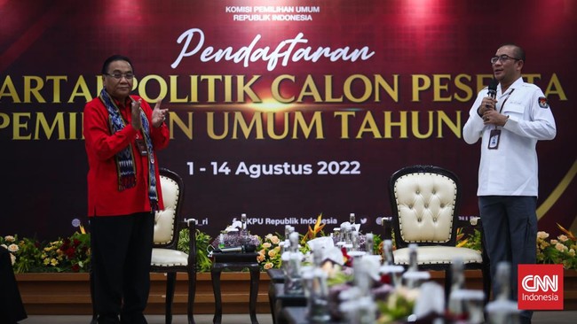 KPU menyatakan PDIP, PKS, dan Partai NasDem telah melengkapi berkas pendaftaran peserta Pemilu 2024.