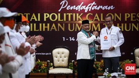 FOTO: Ramai-ramai Parpol Daftar Pemilu 2024 ke KPU