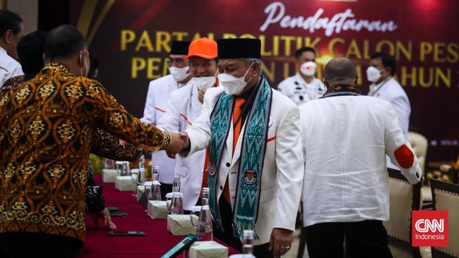 FOTO: Ramai-ramai Parpol Daftar Pemilu 2024 ke KPU