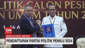 VIDEO: Penyerahan Dokumen Pendaftaran Partai Nasdem ke KPU