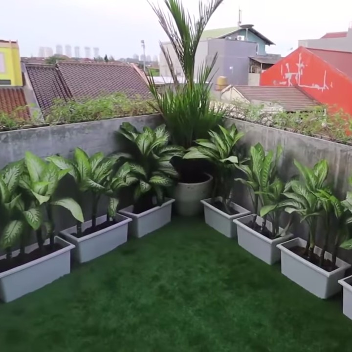 <p>Spot favorit Kinos dan Gina di rumah adalah rooftop, Bunda. Di sini Kinos dan Gina bisa melakukan berbagai kegiatan seperti bermain kembang api bersam anak. (Foto: YouTube Tya Ariestya)</p>