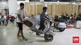 Pemerintah Tak Biayai Konversi Vespa Klasik Jadi Motor Listrik