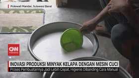VIDEO: Inovasi Produksi Minyak Kelapa Menggunakan Mesin Cuci