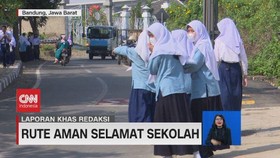 VIDEO: Jalur Aman Pejalan Kaki Siswa