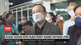 VIDEO: Kuasa Hukum Istri Irjen Ferdy Sambo Datangi LPSK