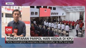 VIDEO: Pendaftaran Parpol Hari Kedua di KPU