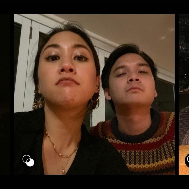 <p>Tak hanya itu, Sherina dan Baskara juga sering membagikan potret selfie dengan wajah lucu. Gemas banget ya, Bunda? (Foto: Instagram @baskaramahendra)</p>