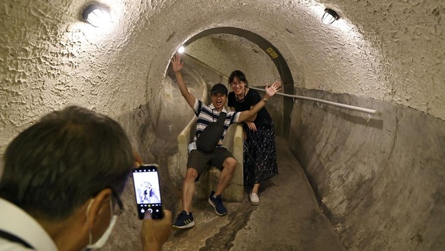 FOTO: Taiwan Siapkan Bungker Waspada Serangan Udara China