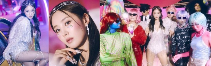 Tidak hanya dilengkapi makeup yang mewah, Yuri tampil dengan hiasan berlian di tulang pipinya. Ia tampil memukau dengan busana putih yang mewah./Foto: instagram.com/girlsgeneration