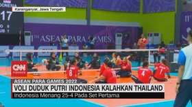 VIDEO: Voli Duduk Putri Indonesia Kalahkan Thailand