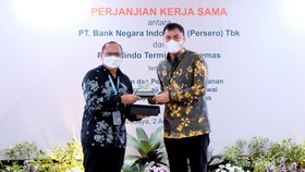 BNI Kelola Jasa Penyaluran Gaji Karyawan Pelindo Terminal Petikemas