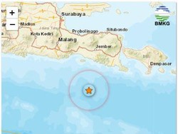 Guncangan Gempa M 3,2 Dirasakan Warga Jember Pesisir Laut Selatan