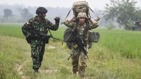 FOTO: Latihan Militer Bersama 14 Negara Super Garuda Shield 2022