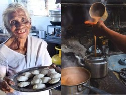 Nenek 91 Tahun Ini Giat Jualan Teh Demi Penuhi Kehidupannya