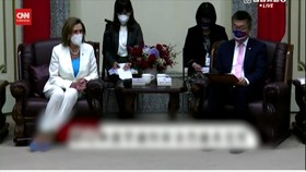 VIDEO: Tiba di Taiwan, Pelosi Langsung Temui Perwakilan Legislator