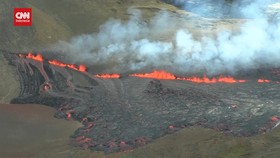 VIDEO: Gunung Fagradalsfjall Di Islandia Kembali Meletus