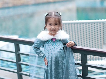 7 Potret Briell Anak Momo Geisha Diantar Ayah Masuk Sekolah di Usia 3 Tahun