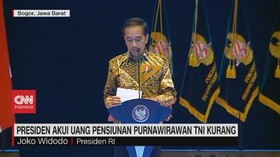 VIDEO: Presiden Akui Uang Pensiunan Purnawirawan TNI Kurang